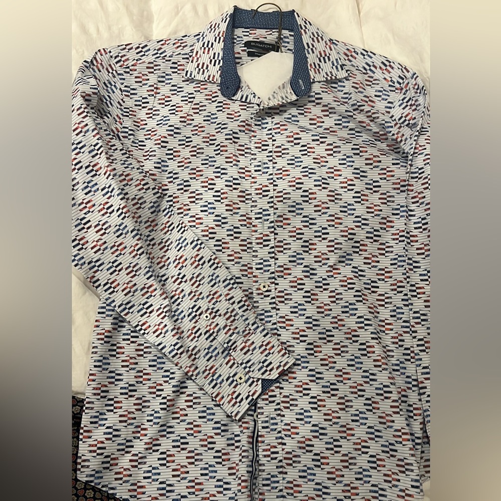 Bugatachi Men’s Button Shirt